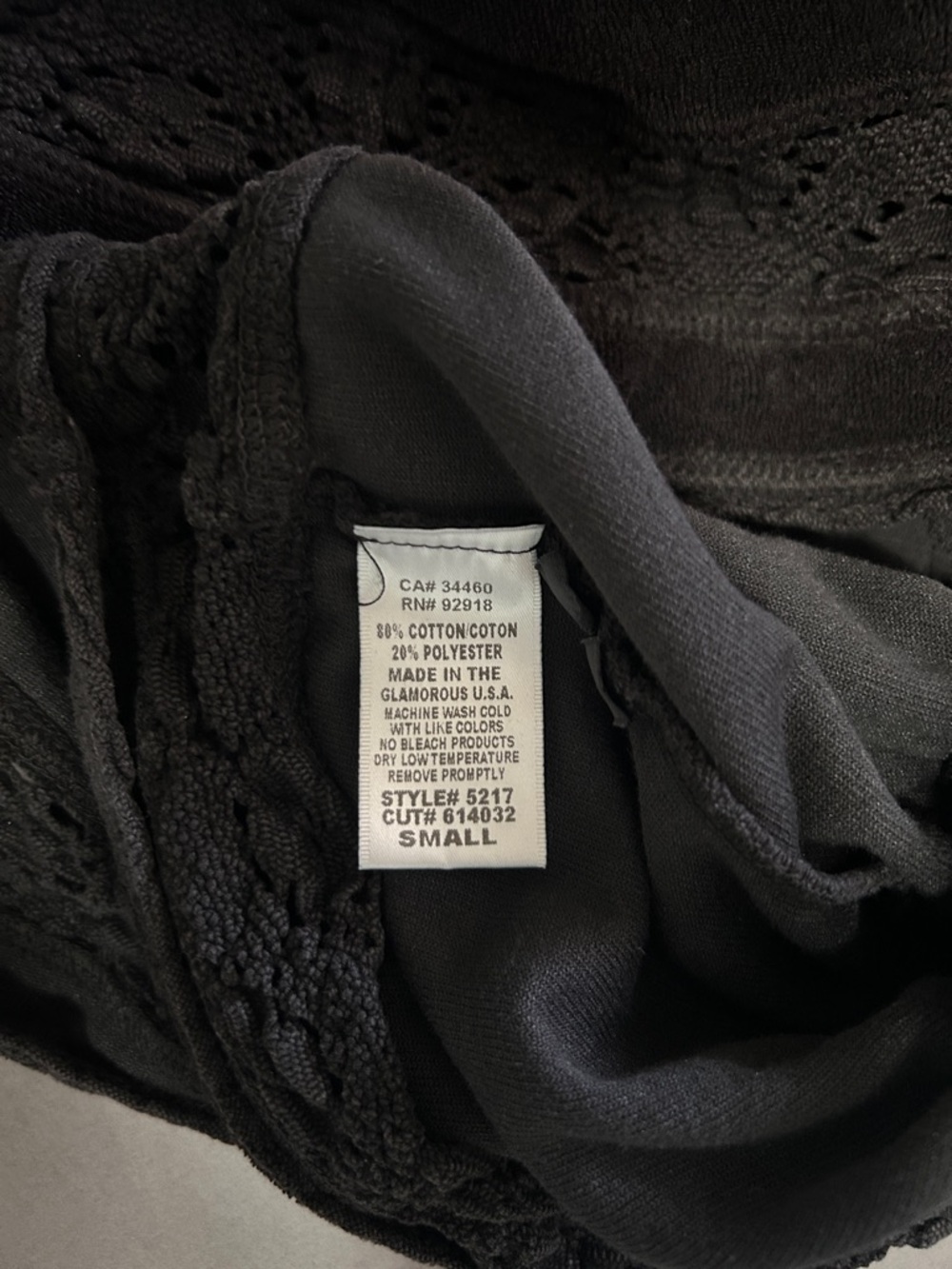 Juicy Couture French Terry Cloth Dress/Swim Coverup black - Picture 7 of 8